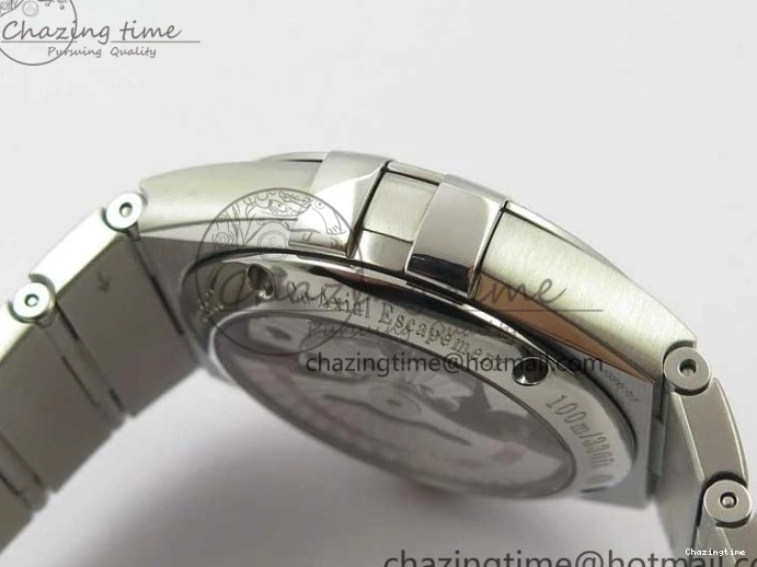 0423 Constellation 38mm SS VSF 1:1 Best Edition White Textured Dial on SS Bracelet A8500 Super Clone EasyCare 7919